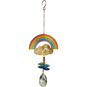 image:imageWoodstock Chimes Sun Catcher Crystal Wonders 45 Rainbow Crystal Suncatcher Hanging Window Prism for Indoor Kitchen Office Gifts Rearview Car Mirror Dcor Rainbow Makers Collection CWBUT