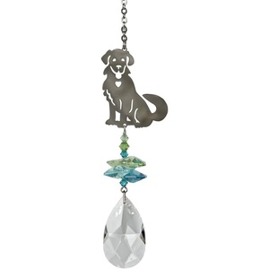 image:imageWoodstock Chimes Woodstock Rainbow Makers Collection Crystal Fantasy 45 Bird Crystal Fantasies Crystal Suncatchers for Outdoor Patio Home or Garden Dcor CFBIDog
