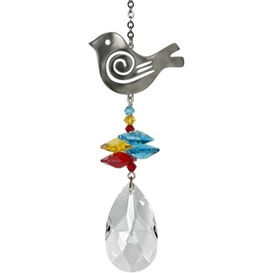 image:imageWoodstock Chimes Woodstock Rainbow Makers Collection Crystal Fantasy 45 Bird Crystal Fantasies Crystal Suncatchers for Outdoor Patio Home or Garden Dcor CFBIBird