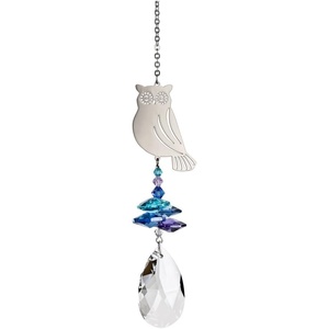 image:imageWoodstock Chimes Woodstock Rainbow Makers Collection Crystal Fantasy 45 Bird Crystal Fantasies Crystal Suncatchers for Outdoor Patio Home or Garden Dcor CFBIOwl
