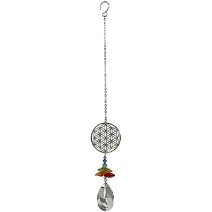 image:imageWoodstock Chimes Woodstock Rainbow Makers Collection Crystal Fantasy 45 Flower of Life Crystal Fantasies Crystal Suncatchers for Outdoor Patio Home or Garden Dcor CFFLFlower of Life