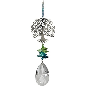 image:imageWoodstock Chimes Woodstock Rainbow Makers Collection Crystal Fantasy Large 65 Tree of Life Crystal Fantasies Crystal Suncatchers for Outdoor Patio Home or Garden Dcor CFZTL