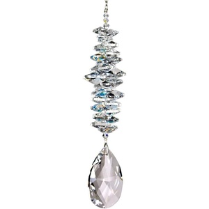 image:imageWoodstock Chimes Woodstock Rainbow Makers Collection Crystal Grand Cascade 45 Moonlight Crystal Cascades Crystal Suncatchers for Outdoor Patio Home or Garden Dcor CCGMIce