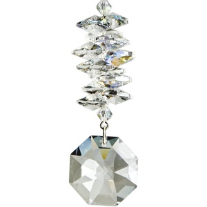 image:imageWoodstock Chimes Woodstock Rainbow Makers Collection Crystal Ice Cascade 35 Ball Crystal Cascades Crystal Suncatchers for Outdoor Patio Home or Garden Dcor CCIBOctagon