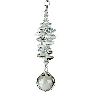image:imageWoodstock Chimes Woodstock Rainbow Makers Collection Crystal Ice Cascade 35 Ball Crystal Cascades Crystal Suncatchers for Outdoor Patio Home or Garden Dcor CCIBIce Cascade  Ball