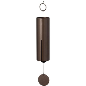 image:imageWoodstock Chimes Dynasty Wind Bell 27 Antique Copper Wind Chime for Outside Garden Patio Decor Deep Tone Bell Sound of the Harbor Outdoor Metal Decor DBACCopper