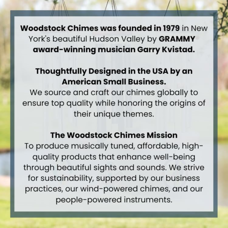 Woodstock Chimes｜Hand Chime,Harmonic Wind Chimes for Garden & Home Decor