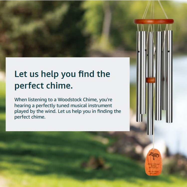 Woodstock Chimes｜Hand Chime,Harmonic Wind Chimes for Garden & Home Decor