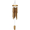 image:imageWoodstock Chimes Asli Arts Collection Ring Bamboo Chime Large 35 Black Bamboo Wind Chimes for Outdoor Patio Home or Garden Dcor C252Medium
