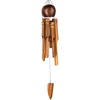 image:imageWoodstock Chimes Asli Arts Collection Whole Coconut Bamboo Chime Large 36 Bamboo Wind Chimes for Outdoor Patio Home or Garden Dcor C200Medium