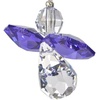 image:imageWoodstock Chimes Sun Catcher Birthstone Crystal Guardian Angel 1 Small Peridot August Suncatcher Hanging Window Prism for Indoor Kitchen Gifts Rearview Car Mirror Dcor Rainbow Makers CollectionAmethyst April