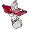 image:imageWoodstock Chimes Sun Catcher Birthstone Crystal Guardian Angel 1 Small Peridot August Suncatcher Hanging Window Prism for Indoor Kitchen Gifts Rearview Car Mirror Dcor Rainbow Makers CollectionGarnet January
