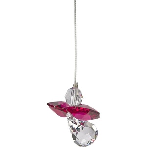 image:imageWoodstock Chimes Sun Catcher Birthstone Crystal Guardian Angel 1 Small Peridot August Suncatcher Hanging Window Prism for Indoor Kitchen Gifts Rearview Car Mirror Dcor Rainbow Makers CollectionRuby July