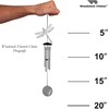 image:imageWoodstock Chimes Signature Collection Woodstock Flourish Chime 18 Heart Decor Designs Wind Chimes for Outdoor Patio Home or Garden Dcor FLHEFLDR