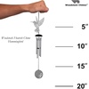 image:imageWoodstock Chimes Signature Collection Woodstock Flourish Chime 18 Heart Decor Designs Wind Chimes for Outdoor Patio Home or Garden Dcor FLHEFLHU