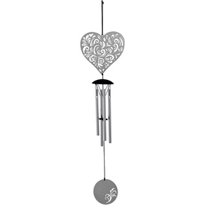 image:imageWoodstock Chimes Signature Collection Woodstock Flourish Chime 18 Heart Decor Designs Wind Chimes for Outdoor Patio Home or Garden Dcor FLHEFLHE