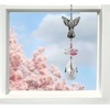 image:imageWoodstock Chimes Fantasy Glass Suncatcher 45Inches DolphinsAngel