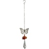 image:imageWoodstock Chimes Fantasy Glass Suncatcher 45Inches DolphinsButterfly