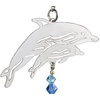 image:imageWoodstock Chimes Fantasy Glass Suncatcher 45Inches DolphinsDolphins