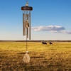 image:imageWoodstock Chimes Signature Collection Precious Stones Chime 12 Prairie Jasper Dcor Designs  Small Chimes Wind Chimes for Outdoor Patio Home or Garden Dcor PSPJ