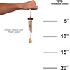 image:imageWoodstock Chimes Signature Collection Precious Stones Chime 12 Prairie Jasper Dcor Designs  Small Chimes Wind Chimes for Outdoor Patio Home or Garden Dcor PSPJ