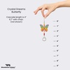 image:imageWoodstock Chimes Sun Catcher Crystal Dreams 4 Butterfly Crystal Suncatcher Multicolor Hanging Window Prism for Indoor Kitchen Office Gifts Rearview Car Mirror Dcor Rainbow Makers CollectionGold multicolor multicolor