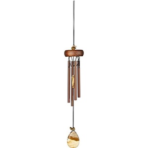 image:imageWoodstock Chimes Signature Collection Precious Stones Chime 12 Prairie Jasper Dcor Designs  Small Chimes Wind Chimes for Outdoor Patio Home or Garden Dcor PSPJ
